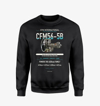 Thumbnail for CFM56-5B design on black sweatshirt
