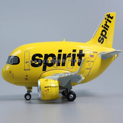 Cartoon A321 NEO Spirit Airlines Alloy Airplane Model
