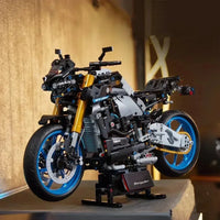 Thumbnail for 1480Pcs Yamaha replica For Building Blocks Motorcycle aviation themed Lego-style model aircraft in ABS plastic.