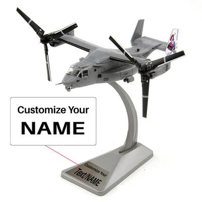 Bell V-22 V22 MV-22B Osprey Transport Helicopter Model 1/144 Scale aviation themed helicopter model in die-cast metal.