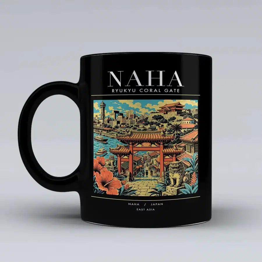 NAHA - Poster - Mug - Black