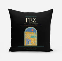 Thumbnail for Fes (FEZ) design on black pillow