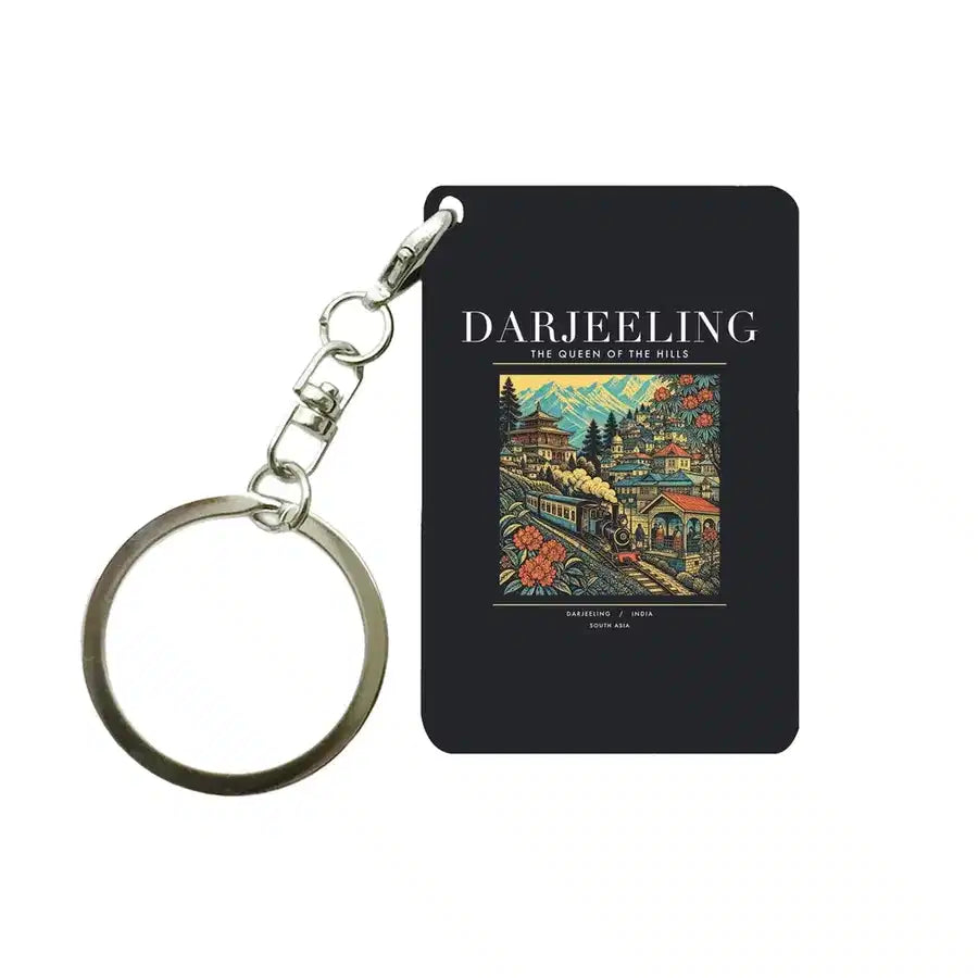 DARJEELING - Poster - Key Chain - Black