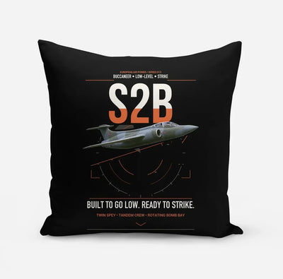 Blackburn Buccaneer S2B design on black pillow
