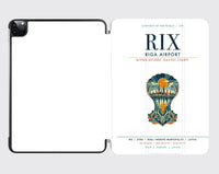 Thumbnail for Riga Airport (RIX) design on white ipad tablet case