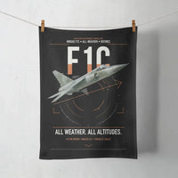 Thumbnail for Dassault Mirage F1C design on black towel