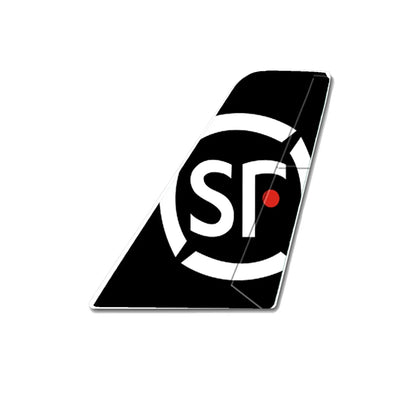 SF Airlines aviation design tail sticker in weather-resistant vinyl.