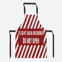 Thumbnail for Flight Data Recorder aviation design on durable cotton blend kitchen apron.
