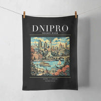 Thumbnail for DNIPRO - Poster - Towel - Black
