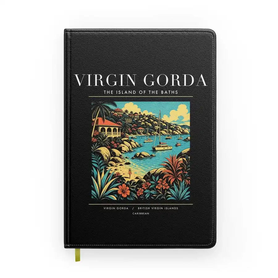 VIRGIN GORDA - Poster - Notebook - Black
