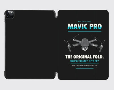 DJI Mavic Pro design on black ipad tablet case