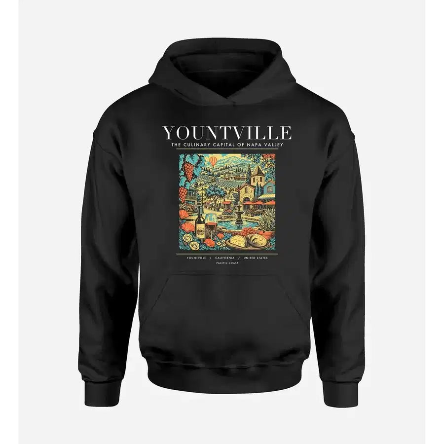 YOUNTVILLE - Poster - Premium Hoodie - Black