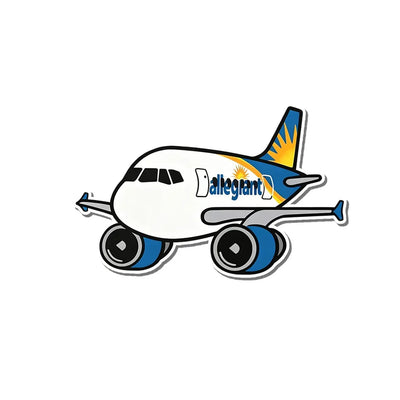 Allegiant Air Airbus A320 aviation design airplane sticker in weather-resistant vinyl.