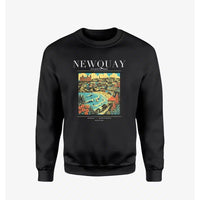 Thumbnail for NEWQUAY - Poster - Sweatshirt - Black