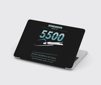 Thumbnail for Bombardier Global 5500 design on black MacBook case