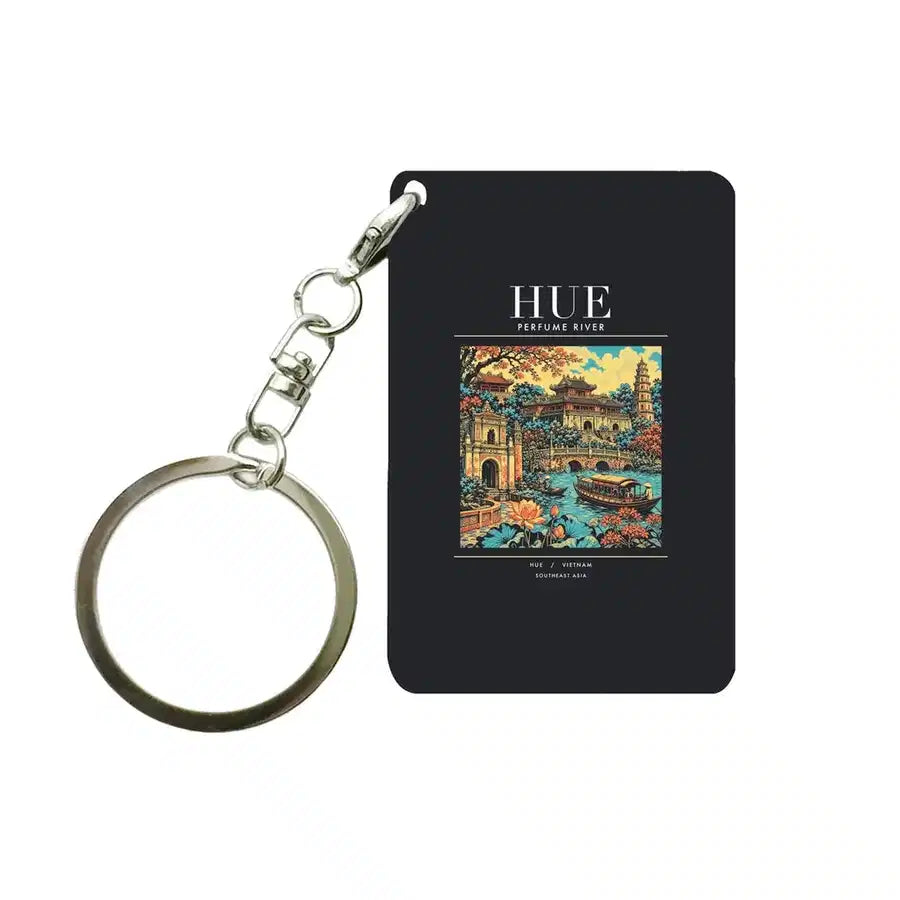 HUE - Poster - Key Chain - Black