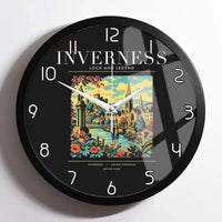 Thumbnail for INVERNESS - Poster - Wall Clock Framed - Black