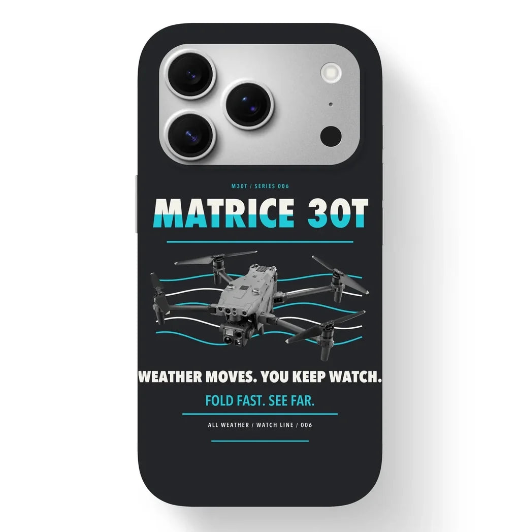 DJI Matrice 30T Case design on black iphone case