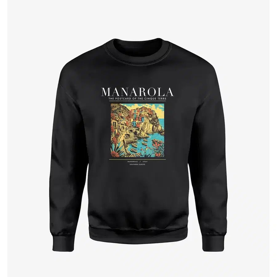 MANAROLA - Poster - Sweatshirt - Black