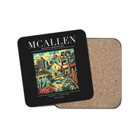 Thumbnail for MCALLEN - Poster - Coaster - Black