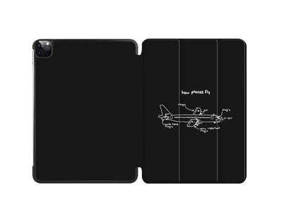 How Planes Fly aviation print iPad case, fits iPad.