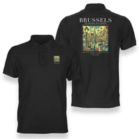 Thumbnail for BRUSSELS - Poster - Double-Side Polo - Black