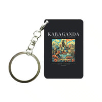Thumbnail for KARAGANDA - Poster - Key Chain - Black