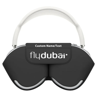 Flydubai Airlines aviation print AirPods Max case, fits AirPods Max.