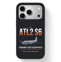 Thumbnail for Atlantique 2 Standard 6 design on black magsafe iphone case, for iPhone 17 Pro
