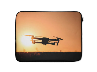 Amazing Drone in Sunset Laptop & aviation design on laptop & tablet case for laptop or tablet.