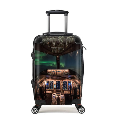 Boeing 777 Cockpit Cabin Size aviation luggage in durable shell.