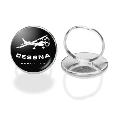 Cessna Aeroclub aviation ring in stainless steel.