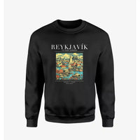 Thumbnail for REYKJAVÍK - Poster - Sweatshirt - Black