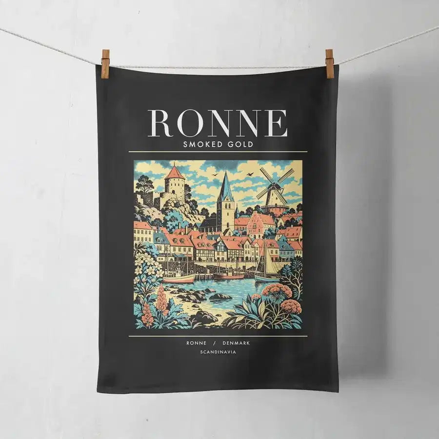 RONNE - Poster - Towel - Black