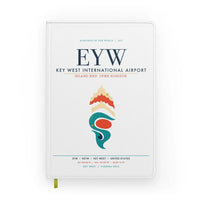 Thumbnail for Key West International Airport (EYW) design on white notebook