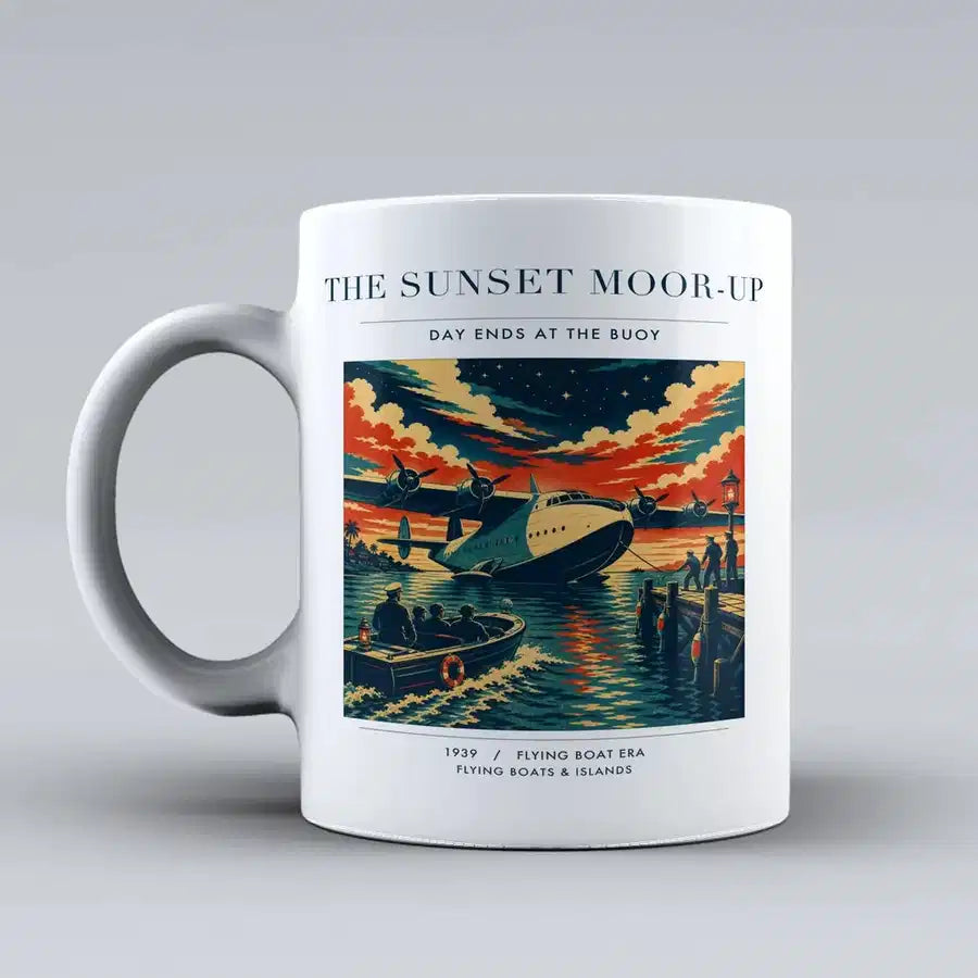 VINTAGE G4277 - The Sunset Moor-Up - Ceramic Mug design on white
