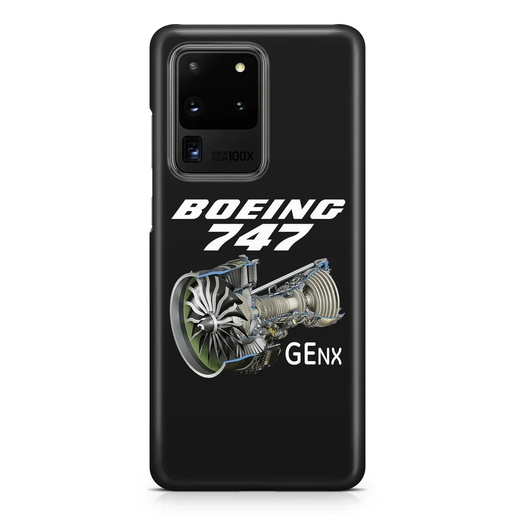 Boeing 747 & GENX Engine Samsung S & Note Cases aviation design on Samsung Galaxy S/Note case for Samsung Galaxy S/Note.