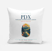 Thumbnail for Portland International Airport (PDX) design on white pillow