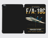 Thumbnail for F-A-18C Hornet design on black ipad tablet case