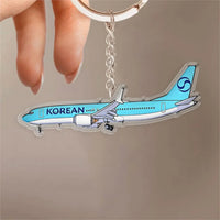 Thumbnail for Korean Air Boeing 737 Design Acrylic Keychain