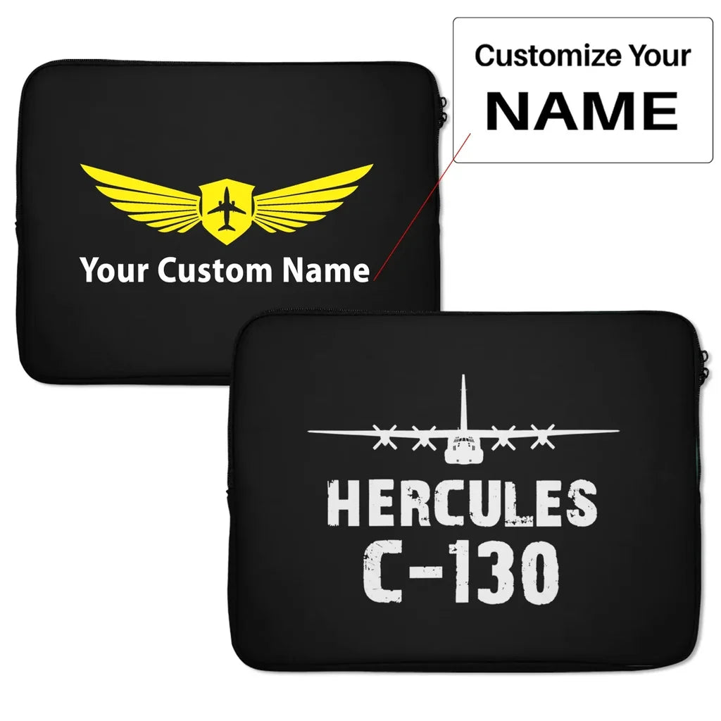 Military Transport Airplane C 130 Laptop & aviation design on laptop & tablet case for laptop or tablet.