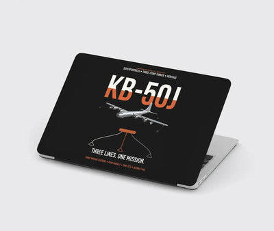 KB-50J Superfortress design on black MacBook case