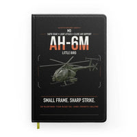 Thumbnail for MD AH-6M Little Bird design on black notebook