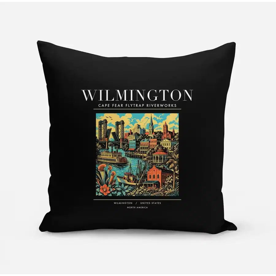 WILMINGTON - Poster - Pillow - Black