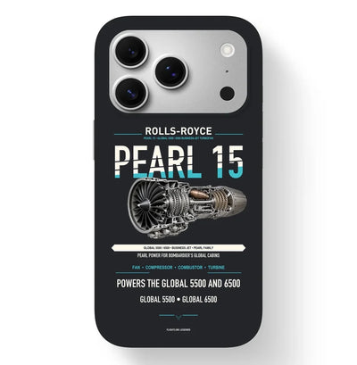 PEARL 15 Case design on black iphone case