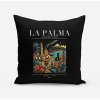 Thumbnail for LA PALMA - Poster - Pillow - Black