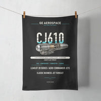 Thumbnail for CJ610 design on black towel