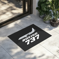 Thumbnail for The Boeing 737 aviation design on durable fibre with non-slip backing door mat.