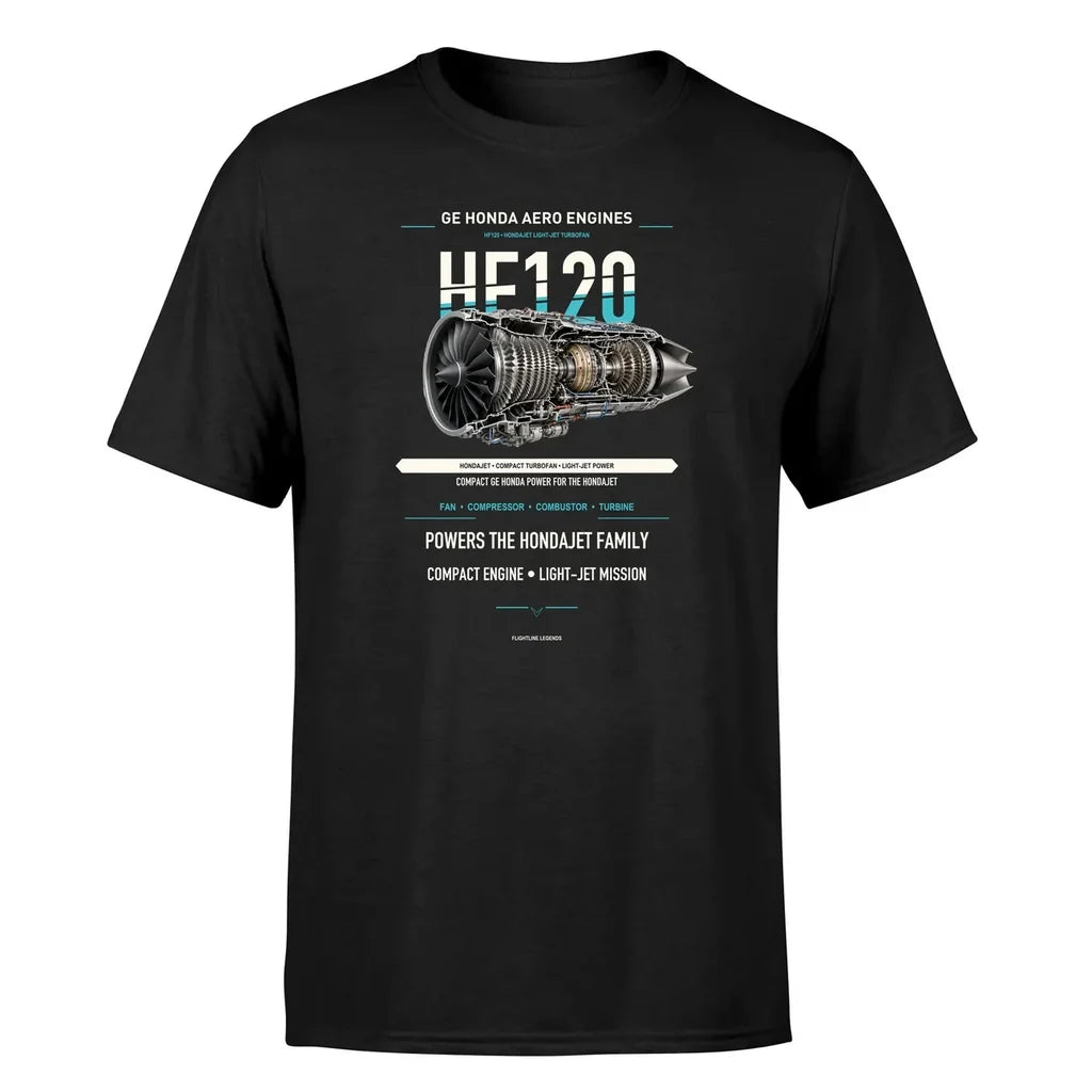 HF120 design on black single side