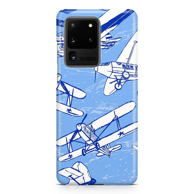 Retro & Vintage Airplanes Samsung Case